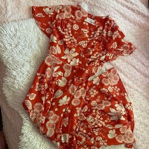Urban Outfitters Floral Wrap Dress
